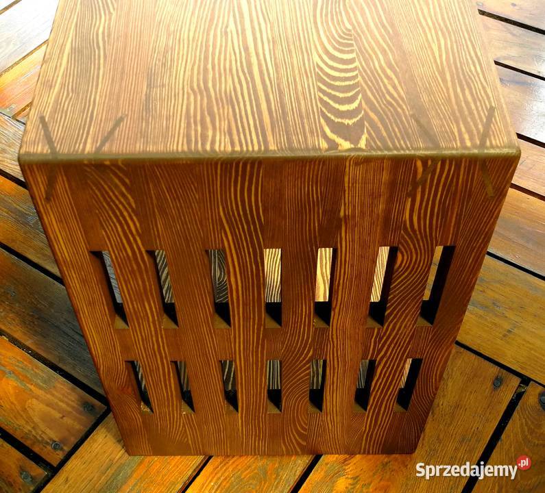 Ława drewniana stolik kawowy ławakostka 40cm Radków sprzedam