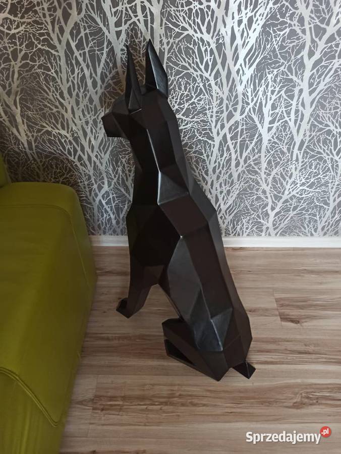 Doberman metal rzeźba stał figura pies opolskie Opole
