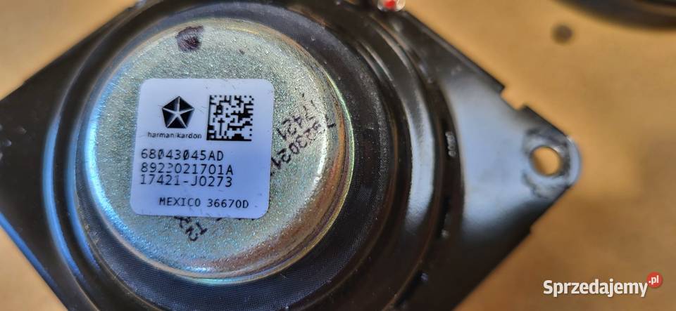 HARMAN KARDON GŁOŚNIK PRZÓD KONSOLI KOKPITU pomorskie Mojusz