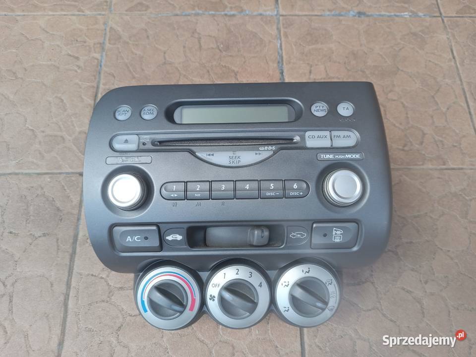 Honda Jazz 2 II 2007 radio fabryczne CD panel osobowe Sprzęt audio fabryczny śląskie Częstochowa