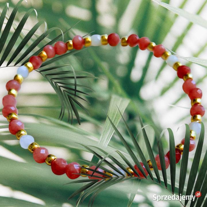 Bransoletka z Jadeitu i Kamienia księżycowego łódzkie Zgierz