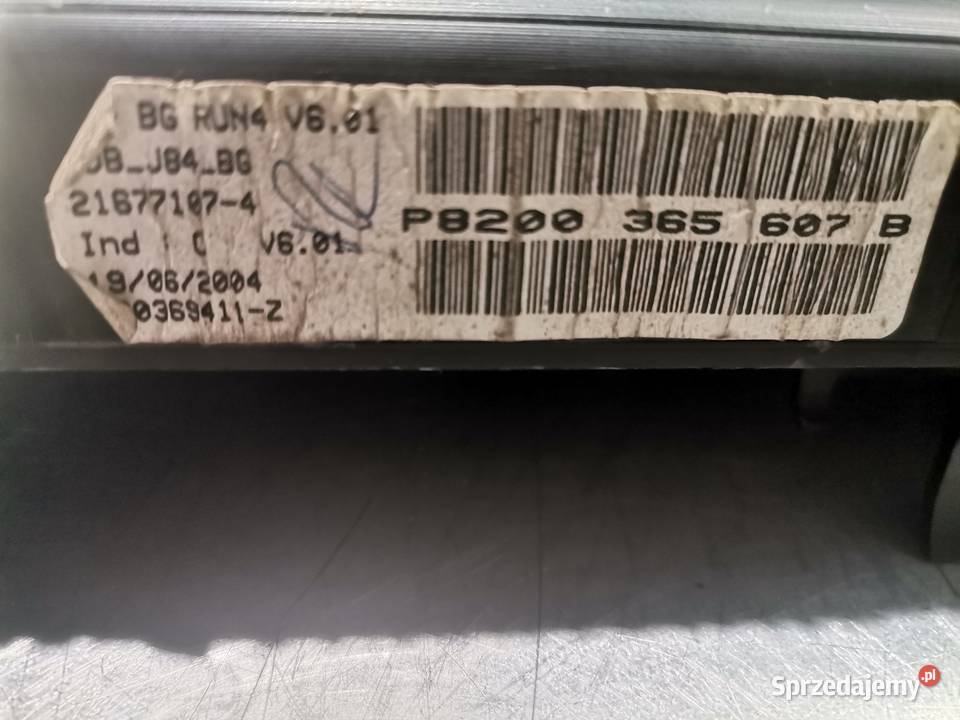 LICZNIK ZEGARY RENAULT SCENIC II 19 DCI małopolskie Nowy Sącz