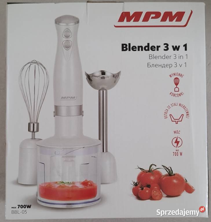 MPM BBL04 blender 3 w 1 700 W NOWY Ełk