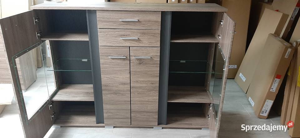 komoda SPOT2 szyby plus LED Komody
