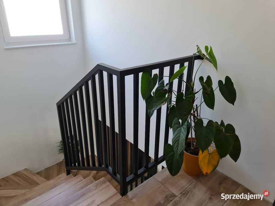 Balustrada Harfowa LOFT Lamele Stalowe pod Chwaszczyno