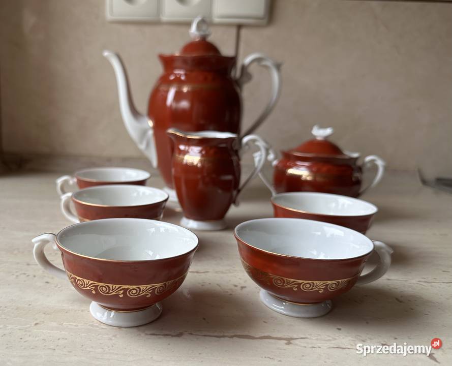 Serwis kawowy Ćmielów z lat PRLu Łódź sprzedam