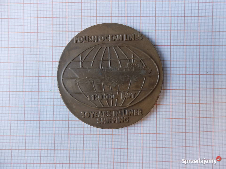 Medal PRL Polskie Linie Oceaniczne 1981
