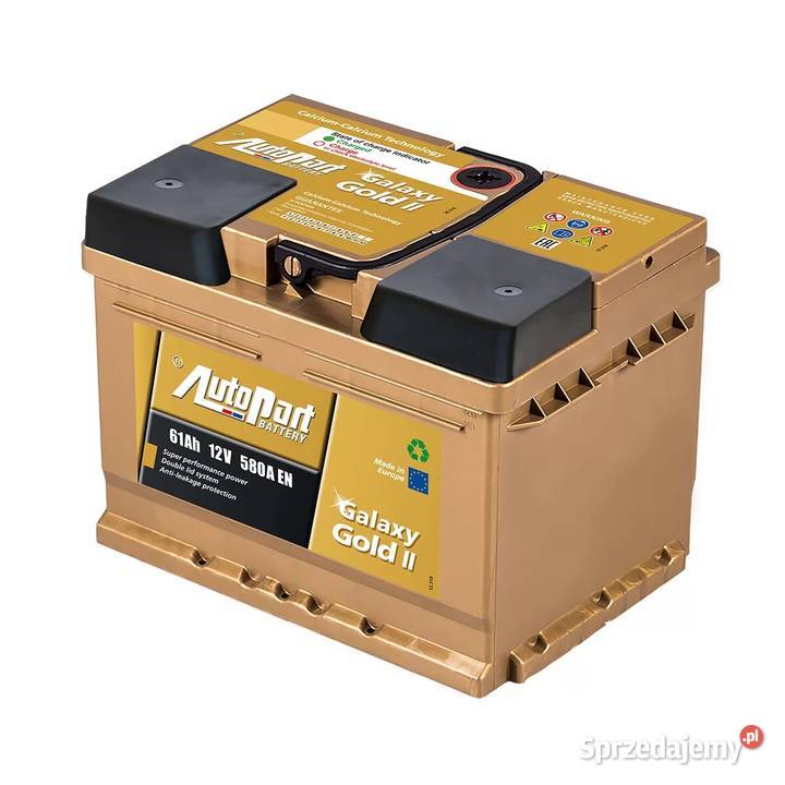 Akumulator Autopart Galaxy Gold II 61Ah 580A Radom