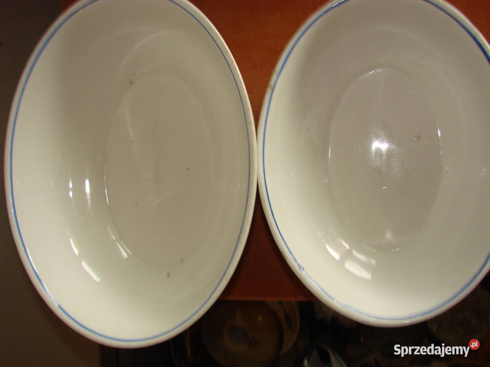 Gefle stara porcelanowa owalna miska Pruszcz Gdański