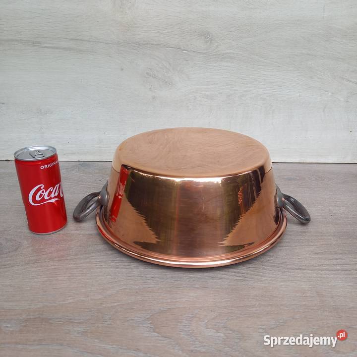 Miedziana misa miedziany garnek do konfitury poj Warszawa