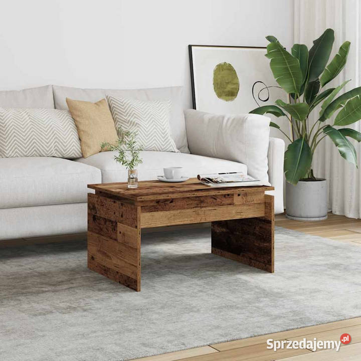 Stolik kawowy stare drewno 68x50x38 WM856628 Warszawa