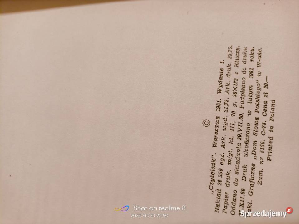 Zaorany ugór Szołochow książki prezenty Warszawa