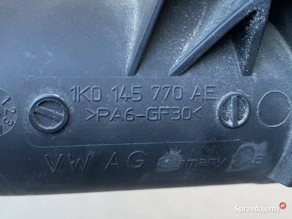 1K0145770 waż rura intercoolera volkswagen zachodniopomorskie Szczecin