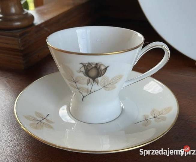 Filiżanka Seria Schattenrose Rosenthal Model Porcelana i szkło