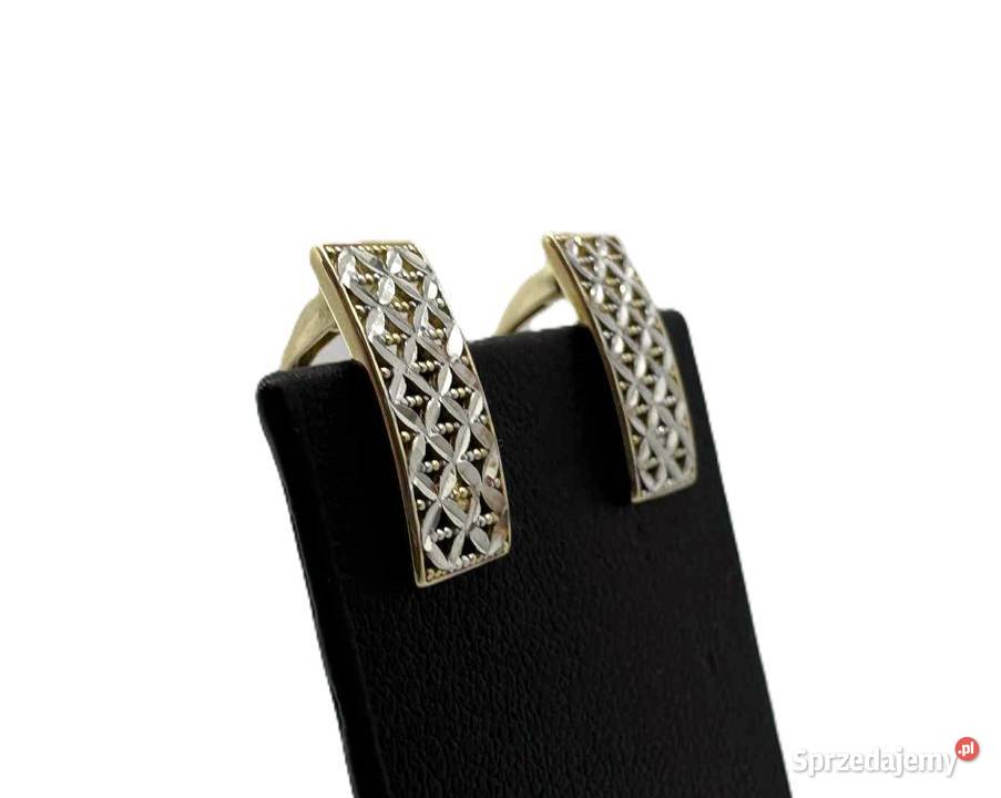 Złote Kolczyki pr 333 172g złoto Elbląg sprzedam