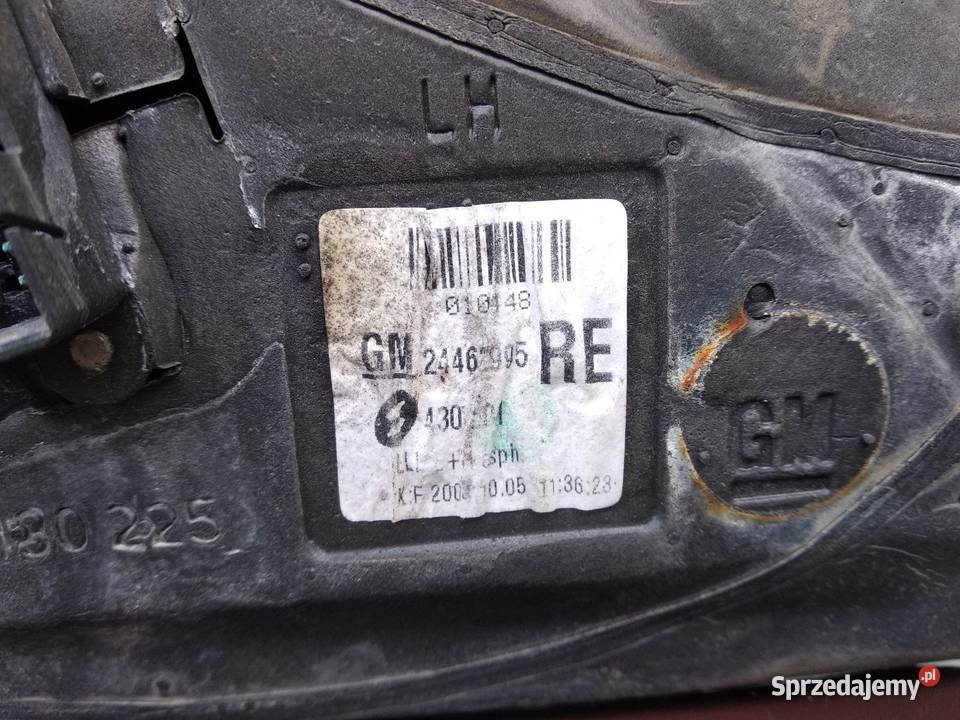 Opel Astra H lusterko lewe kierowcy elektryczne sprzedam