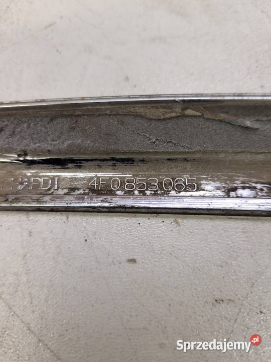 LISTWA ZDERZAKA LEWA AUDI A6 C6 LIFT 4F0853065 Przystajń