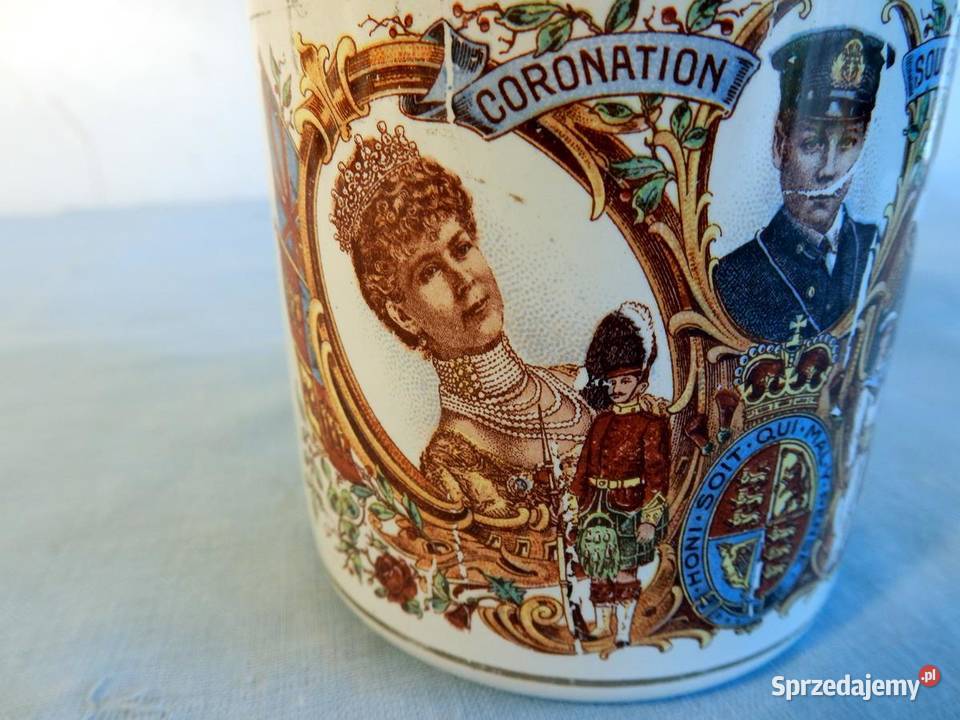 GEORGE V NA Króla Rodzina Królewski Anglii 1911 wielkopolskie Piła