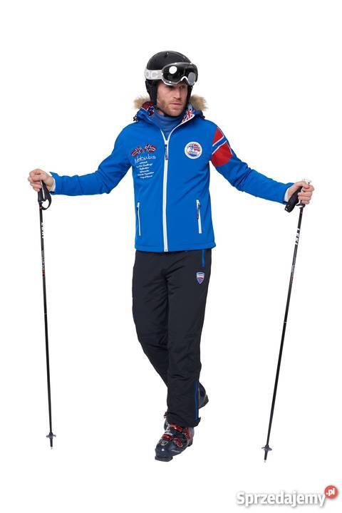 Kurtka narciarska ALPINE kobalt męska marki Warszawa
