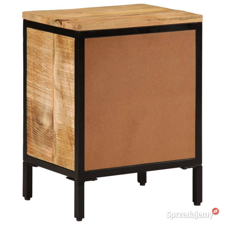 Szafka nocna 40x30x525 surowe drewno mango Warszawa
