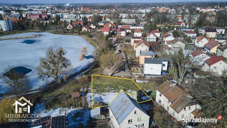 Działka budowlana z widokiem na jeziorko PCK budowlana Bartoszyce