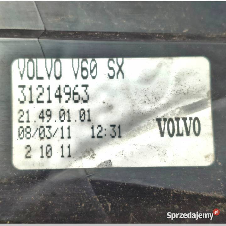 LAMPA LEWA Volvo V60 20102018 tylna tylnia lewy osobowe Chełm