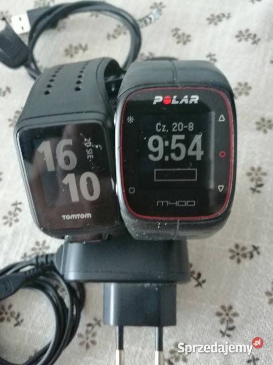 ZEGAREK MĘSKI POLAR 400 i TOMTOM Z GPS