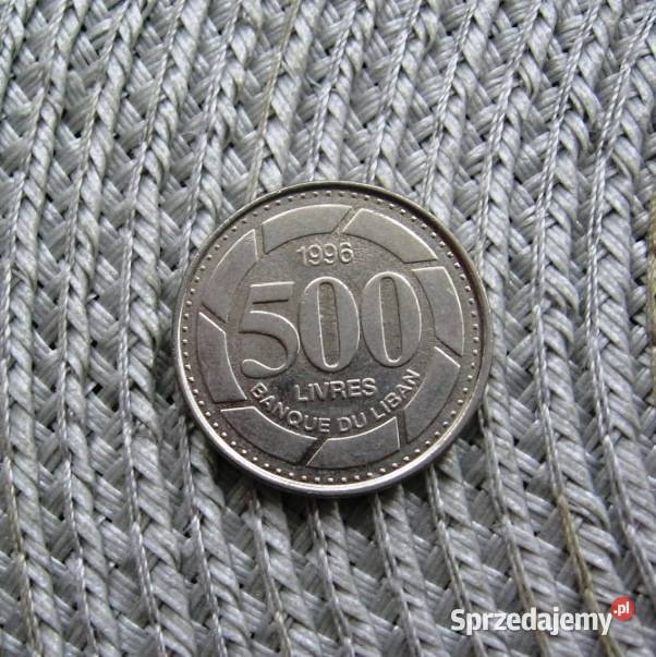 Liban 500 Livres 1996r wielkopolskie Kalisz sprzedam