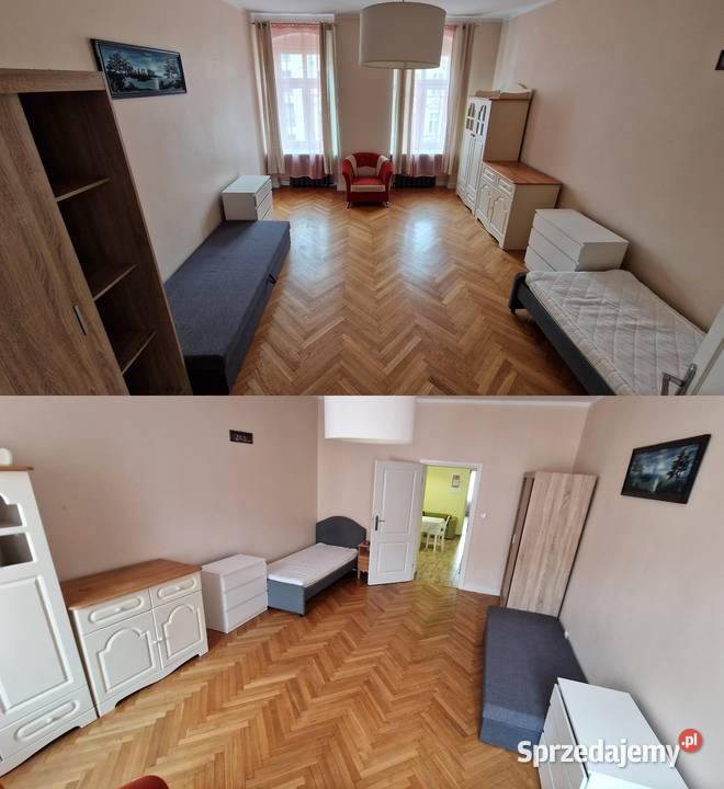 Wynajmę mieszkanie duże 3 pokoje 80m Śródmieście sieć Wynajem Wrocław sprzedam