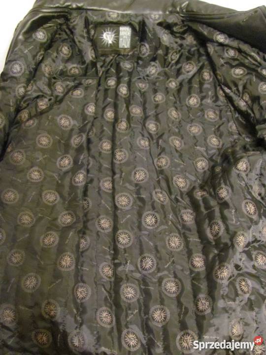 CIEPŁA KURTKA SKÓRZANA GIANNI VERSACE DESIGN XL Zamość