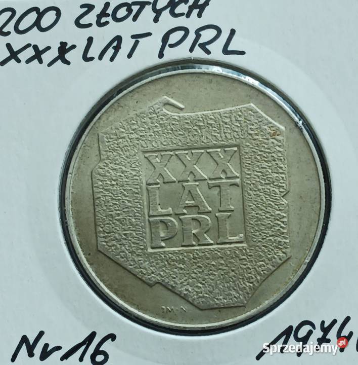 200 XXX Lat PRL 1974 r 16 mennicze