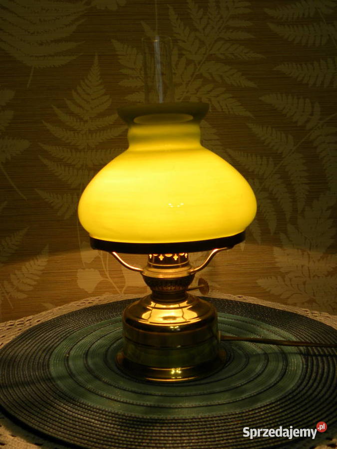 Elektryczna lampa nocna stołowa na wzór lampy Legnica sprzedam