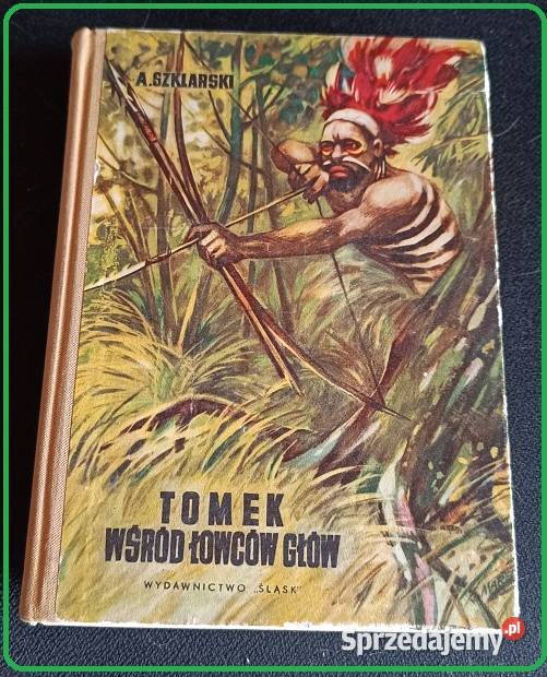 Tomek wśród łowców głów ASzklarski 1969przygoda Książki dla dzieci Łódź