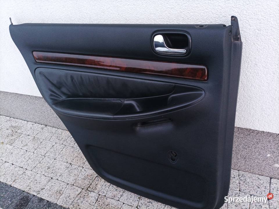 Boczek drzwi lewy tył drewno skóra Audi a4 b5 mazowieckie Radom