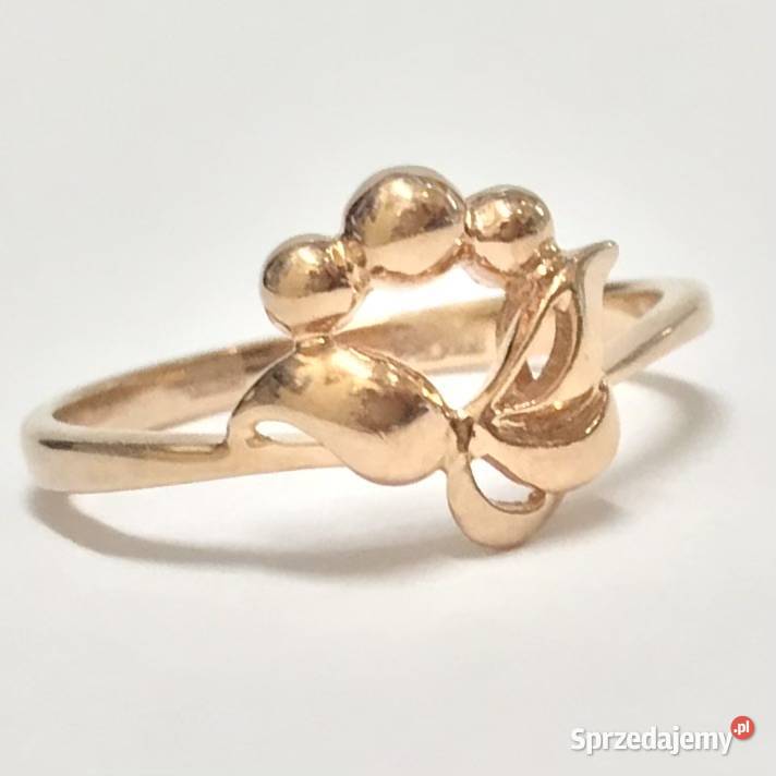 Złoty PIERŚCIONEK 585 14K cudowne WINOGRONA mazowieckie Warszawa sprzedam