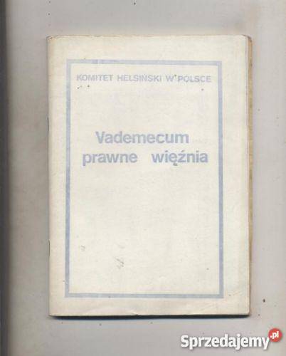 Vademecum prawne więźnia Komitet Helsiński w