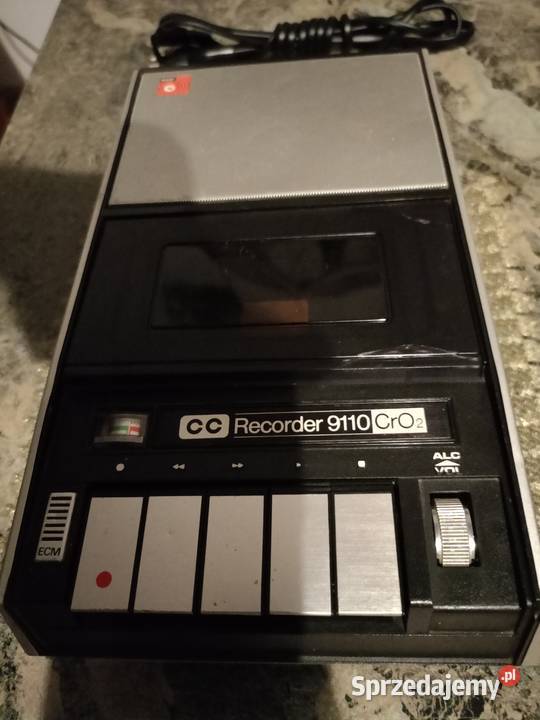 Zabytkowy Magnetofon BASF CC Recorder 9110 Drawski Młyn