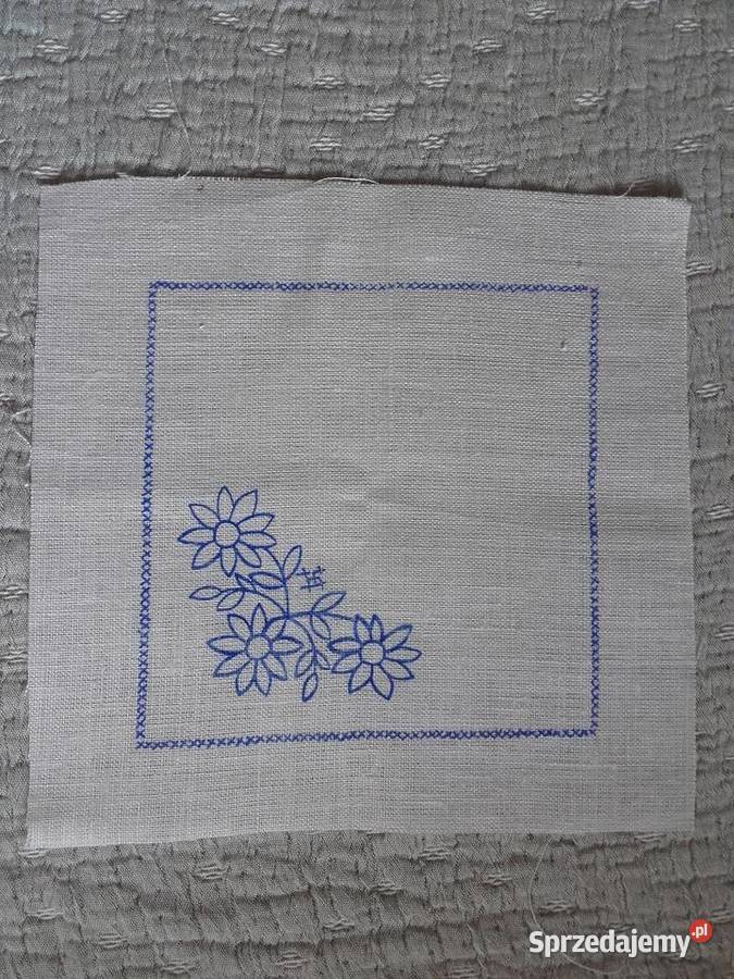 Serwetki vintage len