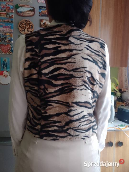 38M Futrzana Kamizelka Garniturowa z Londynu Kraków sprzedam