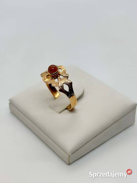 Złoty pierścionek pr 585 280g Rozmiar 18 Elbląg