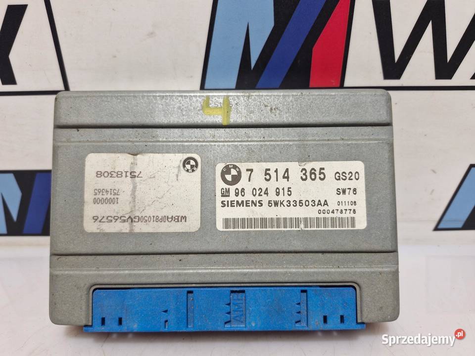 BMW E39 MODUŁ STEROWNIK KOMPUTER SKRZYNI EGS