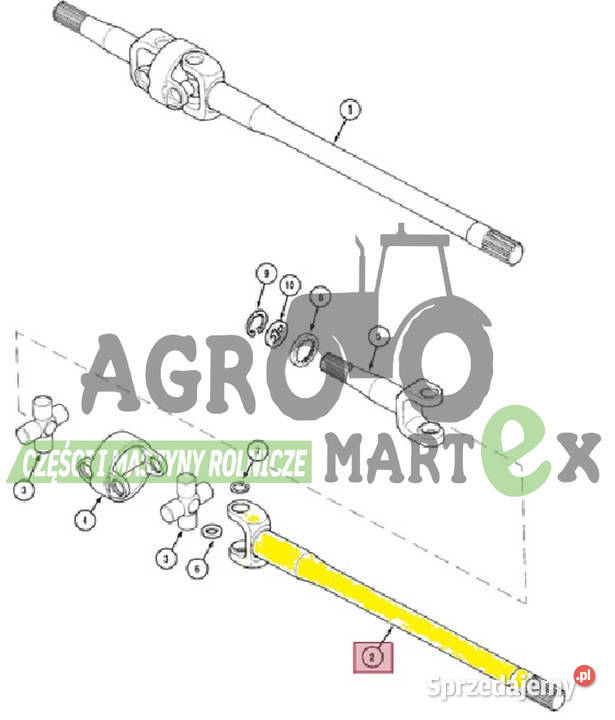 247541A1 6000103352 PÓŁOŚ DŁUGA MX CNH Wichrów sprzedam