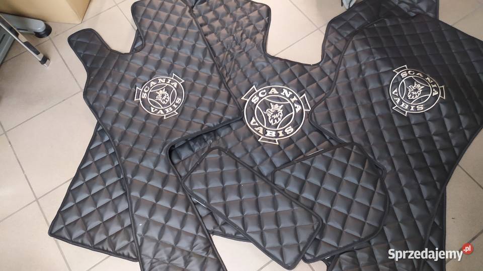SCANIA R S G dywaniki pikowane eko sskóra tir Łosice