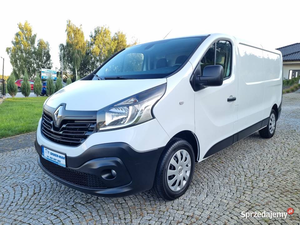 RENAULT TRAFIC III LONG SalonPL 1WŁ 2019r 16DCi Samochody dostawcze Sieradz
