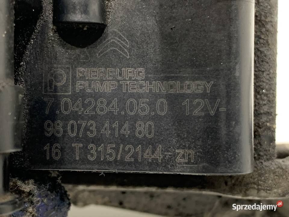 DODATKOWA POMPA WODY PEUGEOT 308 II 9807341480 osobowe podkarpackie
