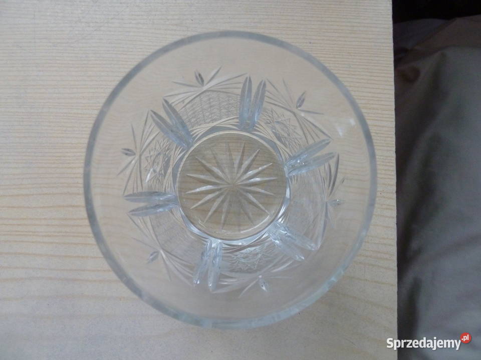 3 kryształowe zdobione szklanki Zawiercie 280 ml mazowieckie Warszawa