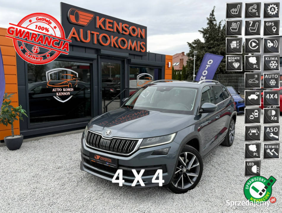 koda Kodiaq Salon Polski Serwis ASO Laurin relingi dachowe