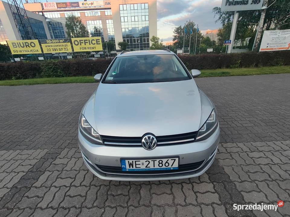 Syndyk sprzeda Volkswagen Golf VII 16 TDI 2014r Warszawa
