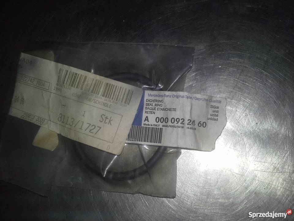0000922460 ORING USZCZELNIACZ INTERCOOLERA osobowe Kłobuck