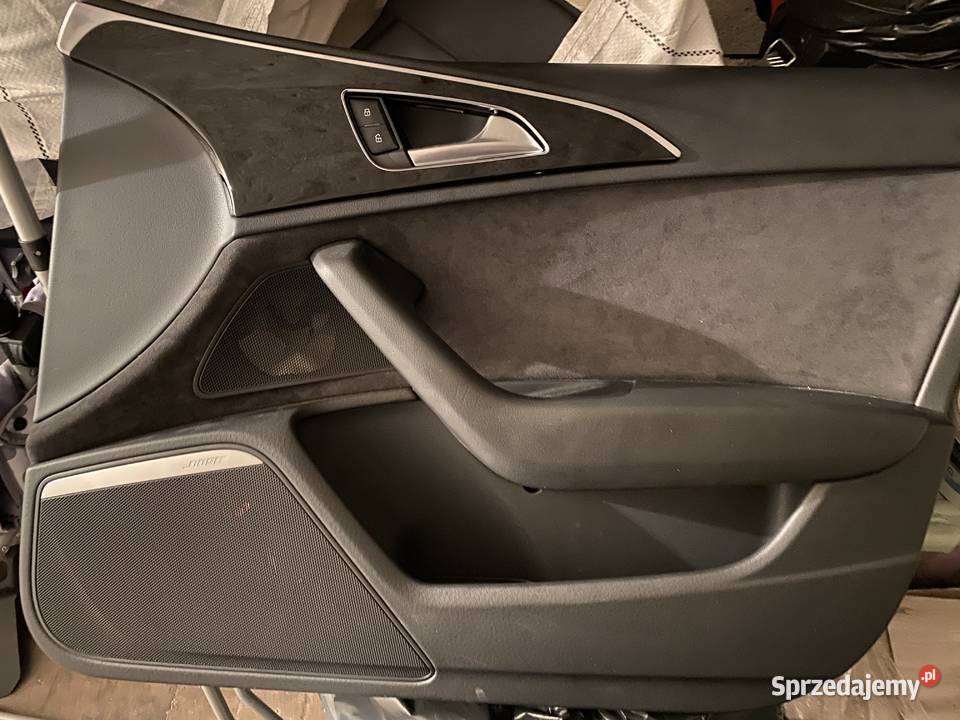 Audi A6 C7 4g boczek drzwi alcantara Bose Wyposażenie wnętrza Zgorzelec